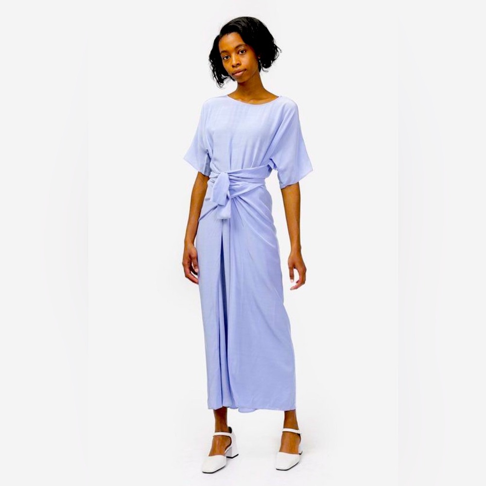 Shania Mote Stunning lavender wrap dress - size small